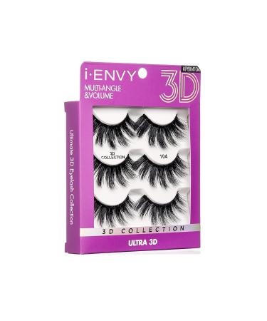iEnvy False Eyelashes 3 Pairs - Fluffy & Natural Faux Mink Lashes (04) for Volume & Multiangle | Shop Internationally - Buy Online on GoSupps.com
