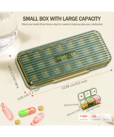 Sofar 7-Day Pill Organizer - 21 Compartments for 3 Daily Doses | Ideal for Vitamins & Medications - Shop Now Internationally - Buy Online on GoSupps.com