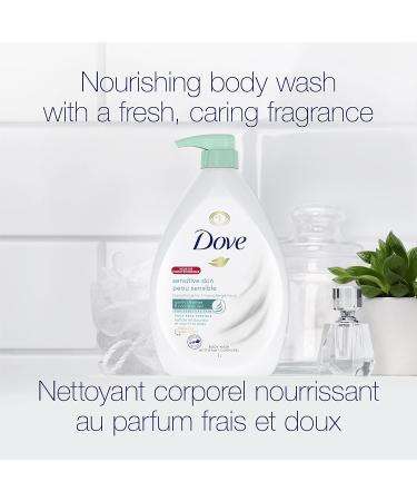 Dove Body Wash with Pump for Sensitive Skin - Nourishing & Fragrance-Free 1L - Soft Skin Care - Buy Online on GoSupps.com