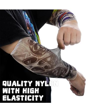 12-Piece Kids Tattoo Arm Sleeves Set - UV Sun Protection - Rich Patterns - Buy Online on GoSupps.com