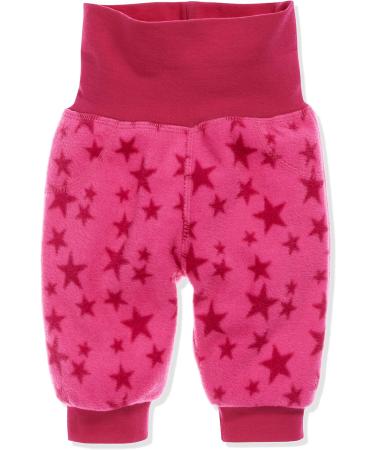 Playshoes Unisex Kid's Fleece-Pumphose Baby Pants 74 in Pink Stars - Buy Online on GoSupps.com