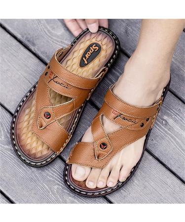 Bunion Correction Flip Flops for Men | Summer Orthotic Sandals | Brown Size 10.5 - Buy Online on GoSupps.com