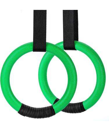 Pacearth Gymnastic Rings 1100lbs Capacity with Adjustable Straps | Pull Up & Gymnastics Rings Set for Full Body Workout at Home Gym - Buy Online on GoSupps.com