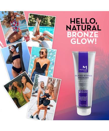 Mystic Tan Island-Kyssed Bronzer Self-Tan Lotion 6 oz - Packaging May Vary - Buy Online on GoSupps.com
