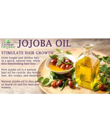 Dr Joe Lab Jojoba Oil - 100% Pure Cold Pressed Extra Virgin - Moisturizes & Nourishes Hair Skin Body Nails & Beard - 1 Gallon (128 Oz) - International Shipping Available - Buy Online on GoSupps.com