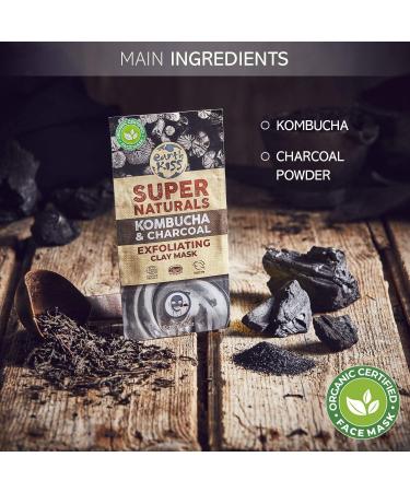 Earth Kiss Supernaturals Kombucha and Charcoal Mask (10g) - Buy Online on GoSupps.com