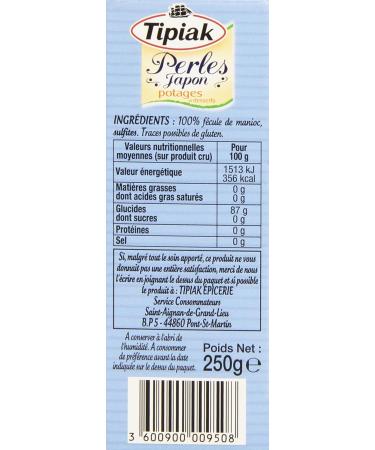 Tipiak Japanese Pearls for soups and desserts 250 g - Pack of 6 - Buy Online on GoSupps.com