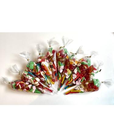 Reward Boards UK 100% HALAL Sweet Cones Pre Filled Candy Cones for Unisex Party Bag Filler with Assorted Sweets (100% Halal) (10 x Cones) - Buy Online on GoSupps.com