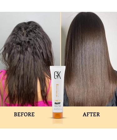 GK Hair Global Keratin Treatment - 3.4oz Smoothing Keratin for Silky Hair | Professional Brazilian Blowout - Buy Online on GoSupps.com