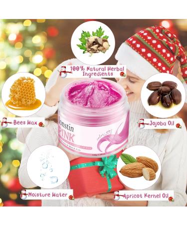 lonstin Temporary Hair Color Washable Hair Wax Color Wax Natural Hairstyle Pomade Cream Gel For Men Women Party Cosplay Halloween Christmas Pink Pink - Buy Online on GoSupps.com