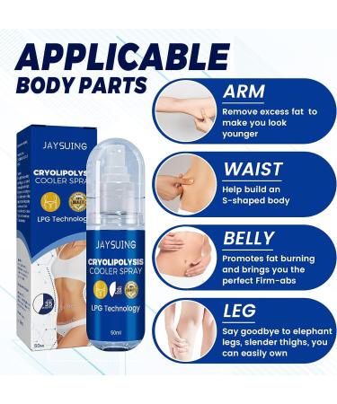 Japanese LPGTech Cryolipolysis Body Shaping Spray - 3PCS - Buy Online on GoSupps.com