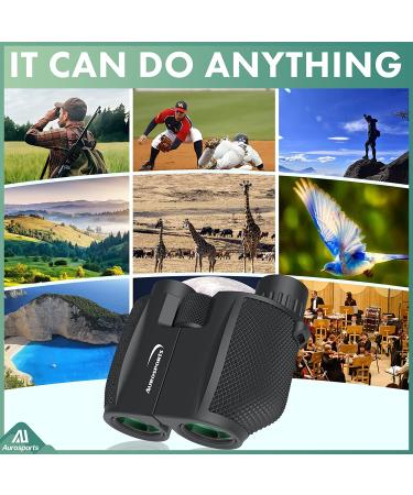 Aurosports 10x25 Binoculars - Large View Compact Binoculars for Adults and Kids - Buy Online on GoSupps.com