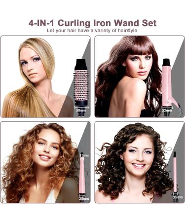 Professional 2-in-1 Curling Iron Set - Versatile Straightening Brush & Curling Iron for Large & Small Curls - International Shipping Available - Buy Online on GoSupps.com
