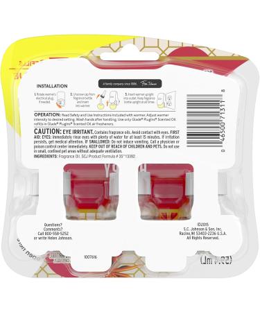 Glade Plugins Scented Oil Air Freshener Refill - Happy Glow 2 oz | International Shipping Available - Buy Online on GoSupps.com