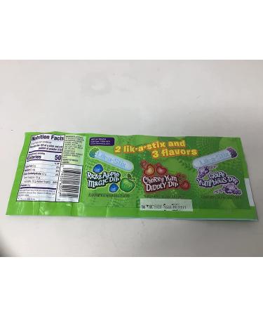 Fun Dip 3 Flavor Pack - RazzApple, Cherry, and Grape - 1.4 oz Packs (Pack of 6) - Buy Online on GoSupps.com