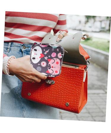 Orfofe Women's Cartoon Period Bag - Stylish Storage Pocket for Bandages & Accessories - Buy Online on GoSupps.com