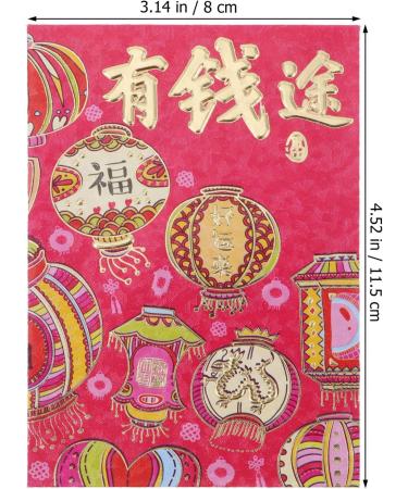 ABOOFAN 96 Pcs 2021 Year of The Ox Red Envelope Chinese New Year Money Envelope 2021 Chinese New Year Money Ornaments for Kids Spring Festival Chinese Zodiac Paper Small Red Envelope Child - Buy Online on GoSupps.com
