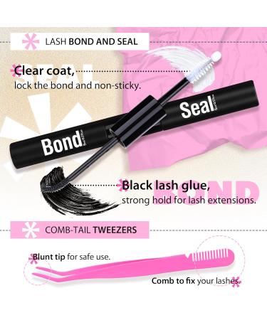 ALPHONSE Fluffy Lash Extension Kit - 80D DIY Mink Eyelash Extensions (260pcs) with Bond Seal & Applicator - Perfect for Stunning Fluffy Lashes - Buy Online on GoSupps.com
