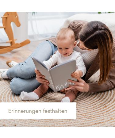 Pregnancy & Baby Diary 2-in-1 | Designer Hardcover Journal for Boys & Girls - Perfect Gift for Expecting Moms & Newborns | 14Hubat  - Buy Online on GoSupps.com