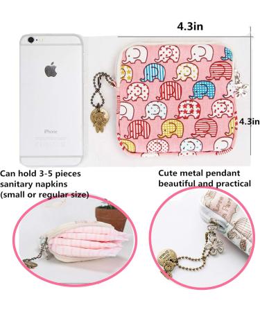Shop Fanny 2-Piece Tampons Bag - Women's Zipper Storage & Coin Bag - Stylish Multicolored Design for International Shipping - Buy Online on GoSupps.com