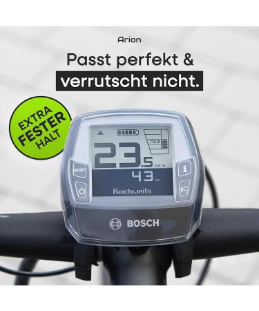 Arion Bosch Intuvia Display Protection Set | eBike Accessories | Transparent Scratch-Resistant & Water-Repellent | Bike Computer Protective Cover for E-Bike Display - Buy Online on GoSupps.com