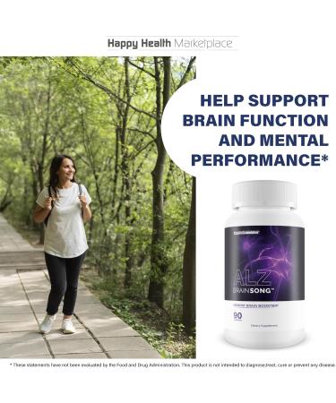 Alz Brain Song - Our Best Focus Memory Supplements Highest Rating for Seniors - Focus Iq Brain Supplement - Brain Song for Better Memory Supplement for Seniors - Alpha Memo Master Brain Supplement - Buy Online on GoSupps.com