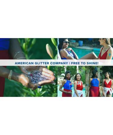 American Glitter Company Red Cosmetic Grade Glitter 10g - Made in USA for Nail Art, Face, Body & Makeup - Buy Online on GoSupps.com