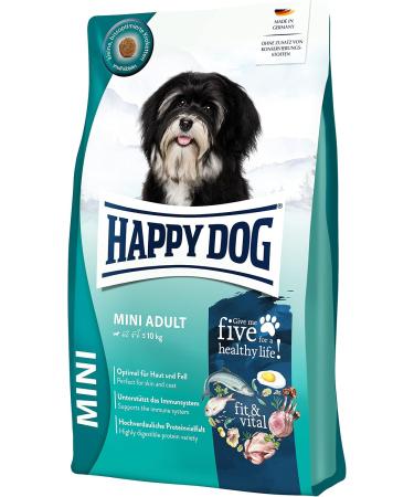 Happy Dog Fit & Vital Mini Adult 300g - Premium Nutrition for Small Dogs | International Shipping Available - Buy Online on GoSupps.com
