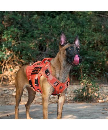Oneigris Dog Harness | X Destroyer Tactical Adjustable Anti-Trail Harness - Ideal for All Breeds | International Shipping Available - Buy Online on GoSupps.com