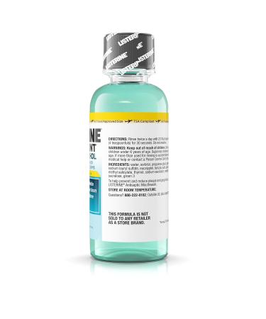 Listerine Zero Cavity Mouthwash Clean Mint 3.2oz (Pack of 24) - Antiseptic Oral Care - Buy Online on GoSupps.com