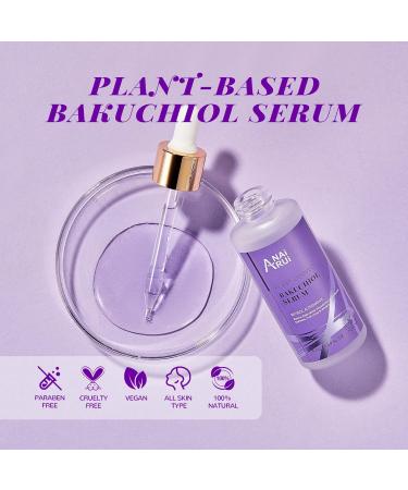  ANAI RUI ANAIRUI Bakuchiol Anti-Aging Serum to Reduce Fine Lines and Wrinkles with Hyaluronic Acid and Peptides the Natural Alternative to Retinol 50 ml - Buy Online on GoSupps.com