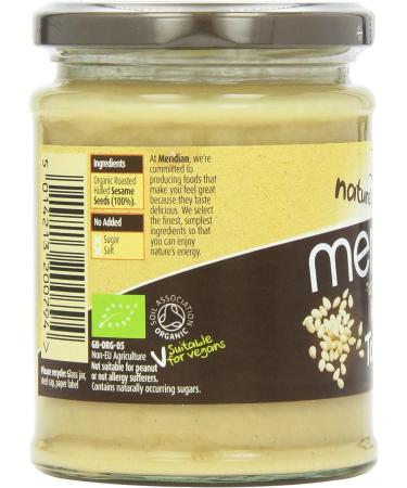 Meridian Organic Light Tahini 6 x 270g - Premium Quality Sesame Seed Paste - Buy Online on GoSupps.com