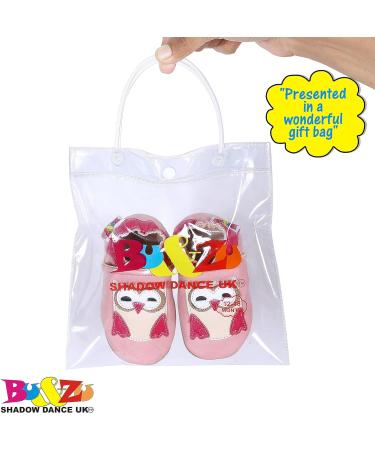 SHADOW DANCE UK Baby Toddler Shoes with Soft Sole - Leather Kids Winter Booties 26 Theowl - 18-24 Months - Buy Online on GoSupps.com