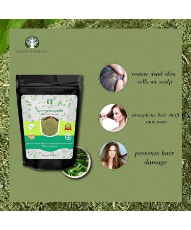 Curry Leaf Powder 50g - Boost Hair Growth Volume & Thickness | Natural Murraya Koenigii | International Shipping - Buy Online on GoSupps.com