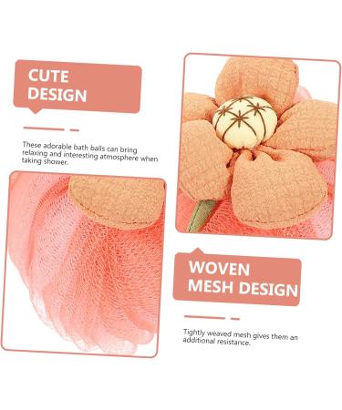 NOLITOY 4pcs Cartoon Foaming Net Loofah Body Scrubbers Eco-Friendly Shower & Bath Accessories for Kids & Adults Soft Skin Cleaning Sponge Toiletries - Buy Online on GoSupps.com