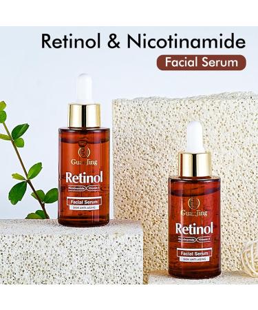 Retinol Serum For Face Retinol Serum With Nicotinamide Serum For Face Retinol Face Moisturiser For Women & Men Hydrated - Buy Online on GoSupps.com