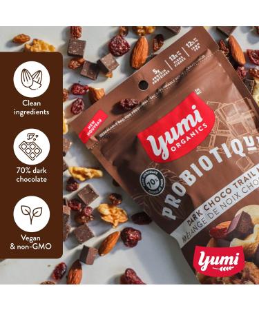Yumi Probiotique Dark Choco Trail Mix 1 Billion probiotics per serving (3 pack) - Buy Online on GoSupps.com