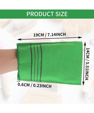 10pcs Korean Exfoliating Washcloths - Italian Towel Mittens for Dead Skin Removal | Viscose Rayon Bath Sponges - Buy Online on GoSupps.com