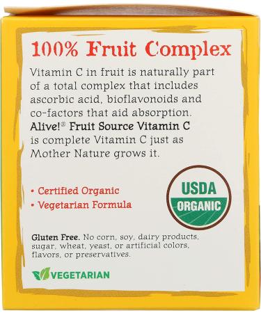 Nature's Way Alive! Organic Acerola Fruit Vitamin C Drink Mix - 4.23 oz - Buy Online on GoSupps.com