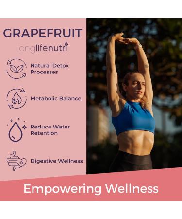 LongLifeNutri Grapefruit Seed Extract 500 mg + Vascular Synergy (Diosmin Hesperidin Complex) 1300 mg Bundle - 180 + 240 Capsules 6-4 Month Supply Daily Energy & Vein Support Made in USA - Buy Online on GoSupps.com