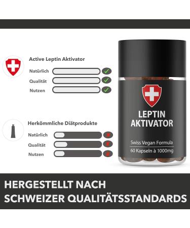 High Dose Leptin Activator Capsules | Natural Diet Support for Leptin Metabolism | Active Swiss Quality | Slim Down in 21 Days - Buy Online on GoSupps.com