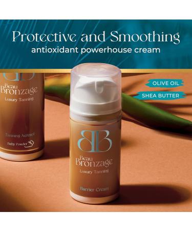 Beau Bronzage - Tanning Body Moisturiser - For a Perfect Streak-Free Tan - Protective and Smoothing Antioxidant - Infused with Olive Oil and Shea Butter - Vegan 100% Organic - 100ml - Buy Online on GoSupps.com