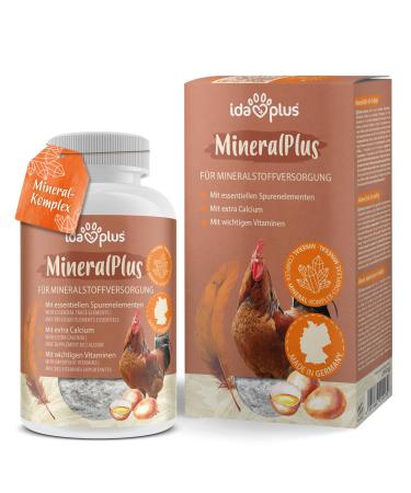 Ida plus mineral plus 280 g - additional feed for chickens - premium minerals for chickens - minerals for chickens & vitamin mix for chickens - all -round supply - mineral plus with calcium for chickens