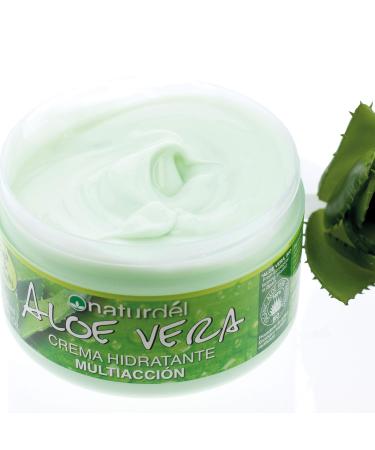 NATURDEL Aloe Vera Multipurpose Moisturizer 250ml | Hydrating Face Hands & Body Cream - Ideal for All Skin Types | International Shipping - Buy Online on GoSupps.com