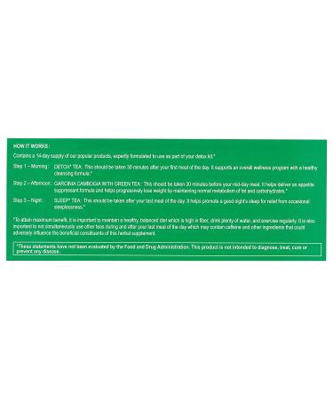 Hyleys Tea Detox Kit | 14-Day Cleanse | Assorted Flavors | 42 Tea Bags - Buy Online on GoSupps.com