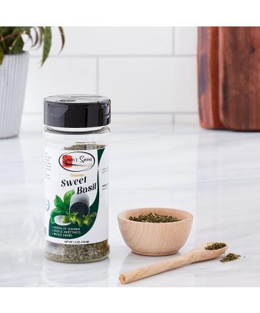 Premium Spanish Sweet Whole Basil: Gourmet Spice (1.2 oz) - Buy Online on GoSupps.com