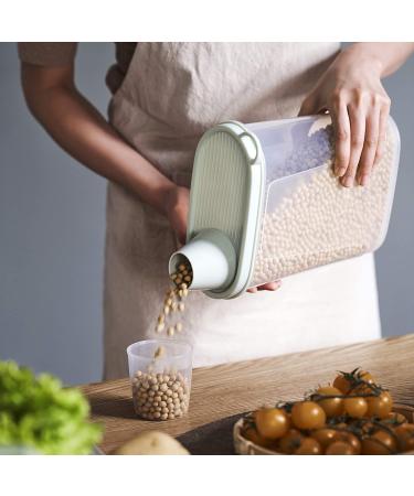 Citylife 2 PCS 2.5 LB Cat Food Storage Containers - Airtight Small Pet Dog Food Container with Measuring Cup & Pour Spout - Bird Dry Food Dispenser with Lid (2 Pack, Pea Green) - Buy Online on GoSupps.com