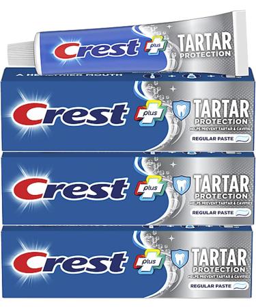 Crest Tartar Protection & Anticavity Toothpaste with Fluoride Regular Paste 2.4oz (Pack of 3) - Buy Online on GoSupps.com