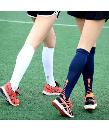 Zmerch Knee Compression Socks for Sports | Unisex Thigh Tube Socks | 3 Pairs Black Gray | Ideal for Running Soccer and Outdoor Fitness - Buy Online on GoSupps.com