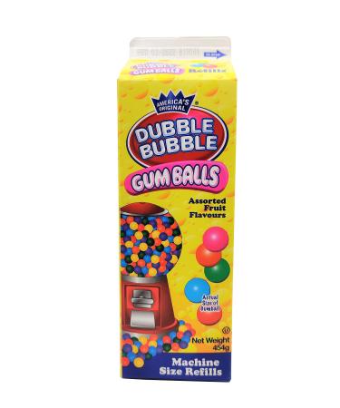 Dubble Bubble Gum Ball Refill Carton 454 g